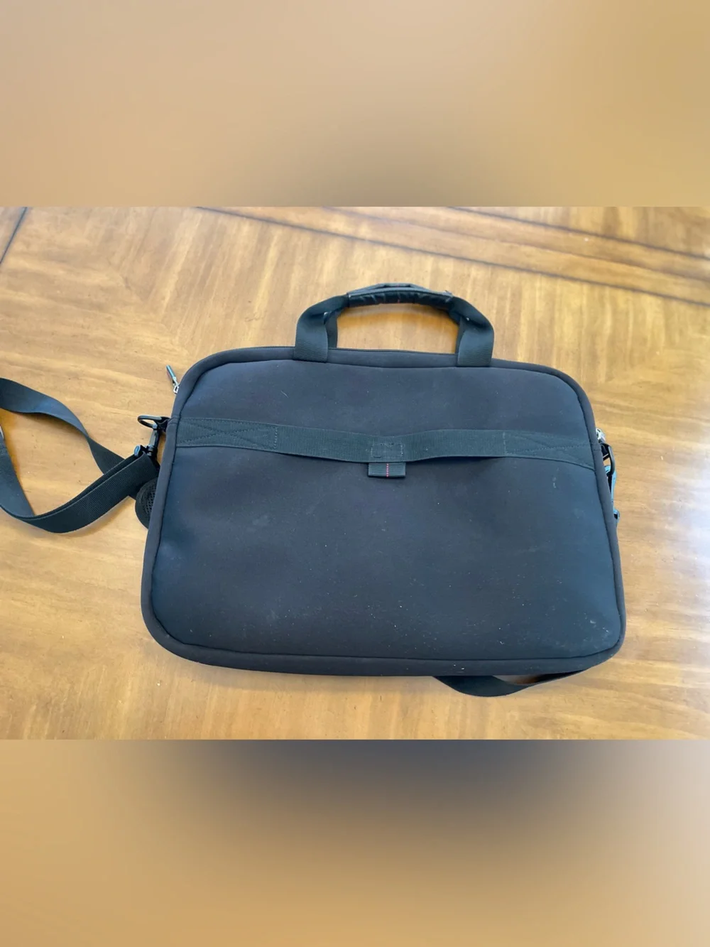Samsonite Black Laptop Briefcase with Padded Front Panel/Retro